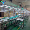 Free flow chain conveyor assembly line